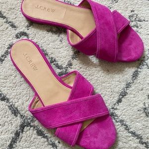 J Crew pink sandals